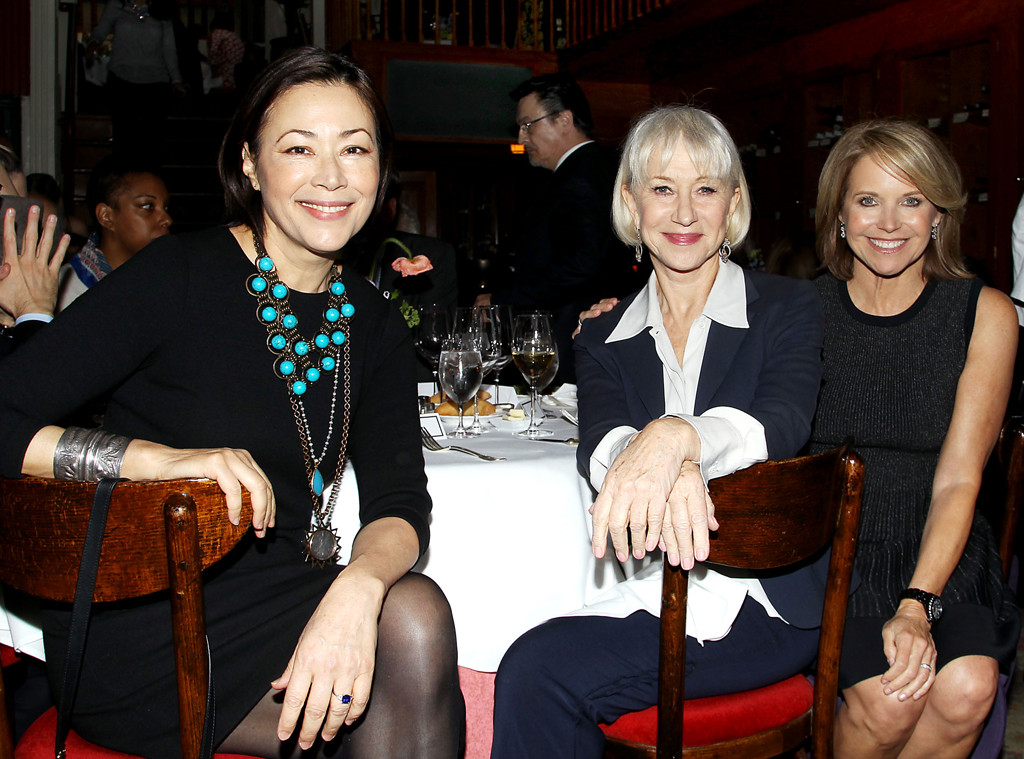 Ann Curry, Helen Mirren, Katie Couric Ann Curry, Helen Mirren, Katie Couric